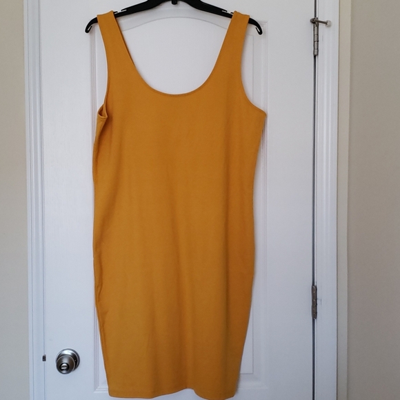 Forever 21 Dresses & Skirts - Mustard Bodycon Tank Dress